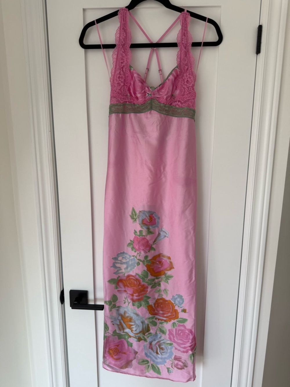 Free People Intimately Slip Dress Just Dreamy Maxi Sweet Lilac Romantic Vintage - Picture 8 of 9